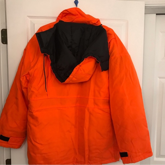 Men’s insulated hunting jacket, orange - Picture 3 of 5